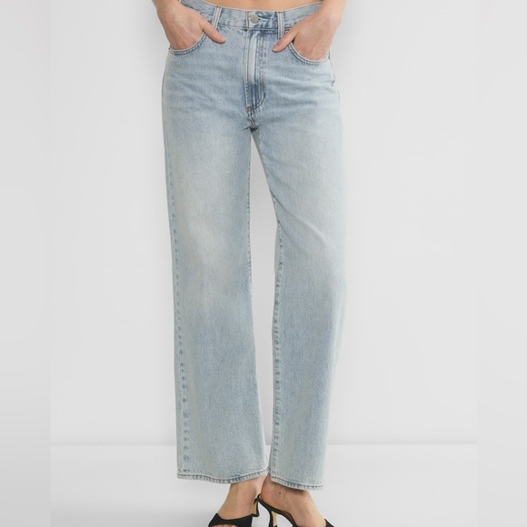 Aritzia Denim forum the Farrah high rise wide leg Jean 15 yrs brl bleu wash 30 - Picture 1 of 13